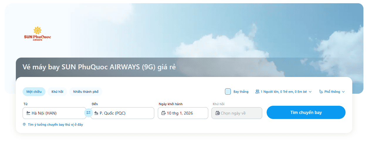 Săn vé SUN PhuQuoc Airways giá rẻ dịp lễ, Tết có khó không?